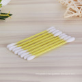 Customized Cleaning Cotton Buds 100% Pure Cotton Souble Ttips Makeup Cotton Swab Stick